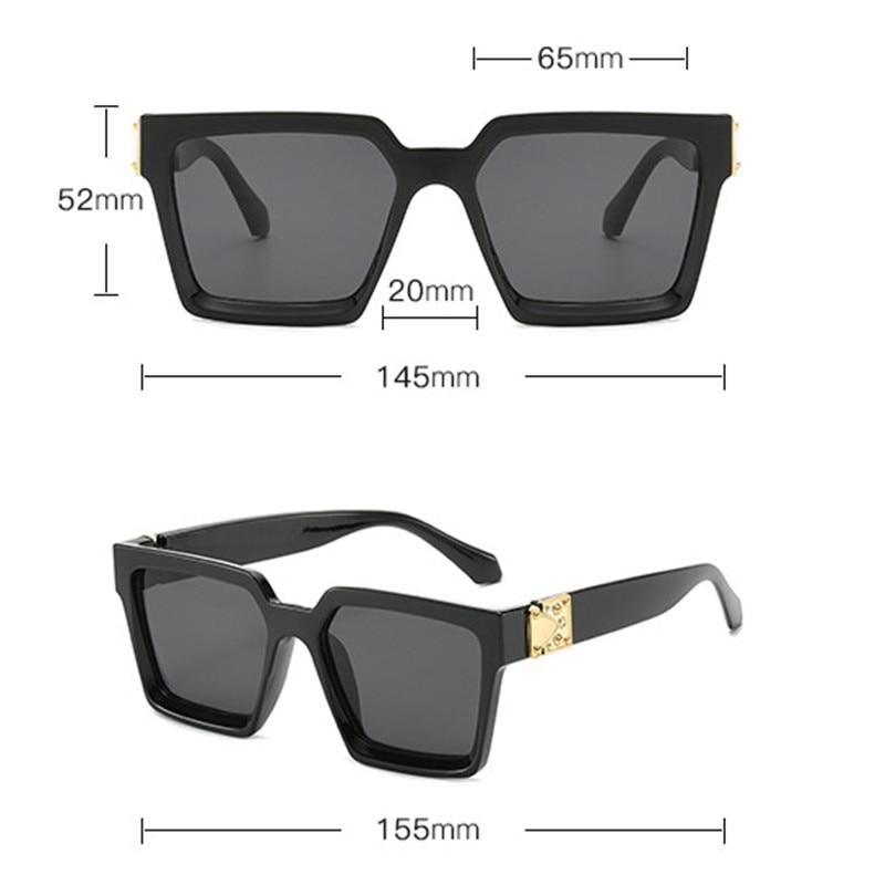 Stylish Square Sunglasses For Women &amp; Luxury Eyeglasses For Women And Men square Sun Glasses For Men Eyewear Women Oversized Square Frame Sunglasses Multiple Tinted Glitter Inspired Stylish Shades