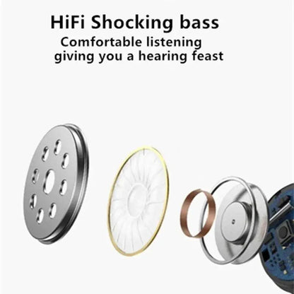 Stylish  Wireless Bluetooth Earphones Magnetic Sports Running Headset IPX5 Waterproof  Noise Cancelling Stereo Magnetic Earphones With Mic For Workout Running Gym