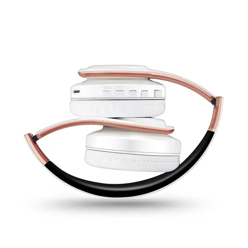 Stylish Wireless Bluetooth Headphone Stereo Headset Music Headset Foldable Wireless and Wired Stereo Headset Micro SD/TF FM For Cell Phone PC