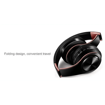 Stylish Wireless Bluetooth Headphone Stereo Headset Music Headset Foldable Wireless and Wired Stereo Headset Micro SD/TF FM For Cell Phone PC