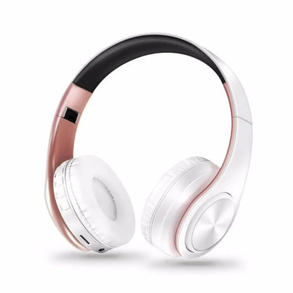 Stylish Wireless Bluetooth Headphone Stereo Headset Music Headset Foldable Wireless and Wired Stereo Headset Micro SD/TF FM For Cell Phone PC