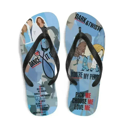 Greys Flip-Flops You&