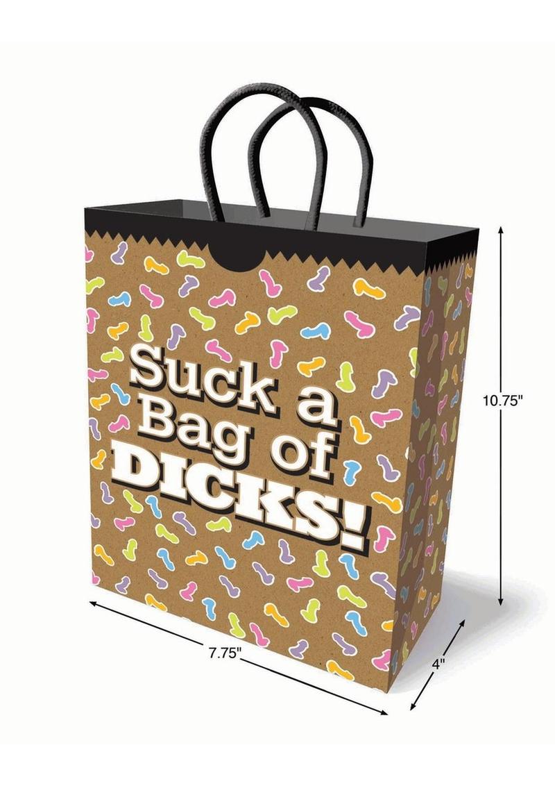 Suck a Bag of Dicks Gift Bag Fun And Cheeky Gift Packaging for Adults
