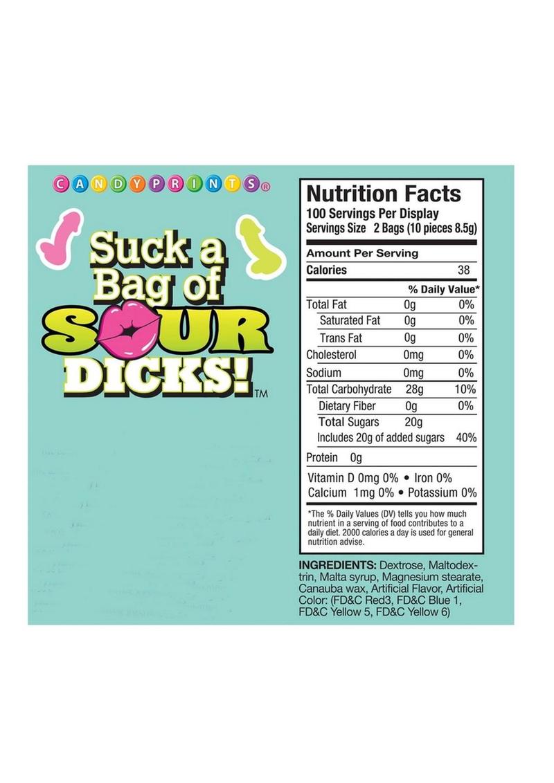 Candyprints Suck a Bag of Sour Dicks Candies