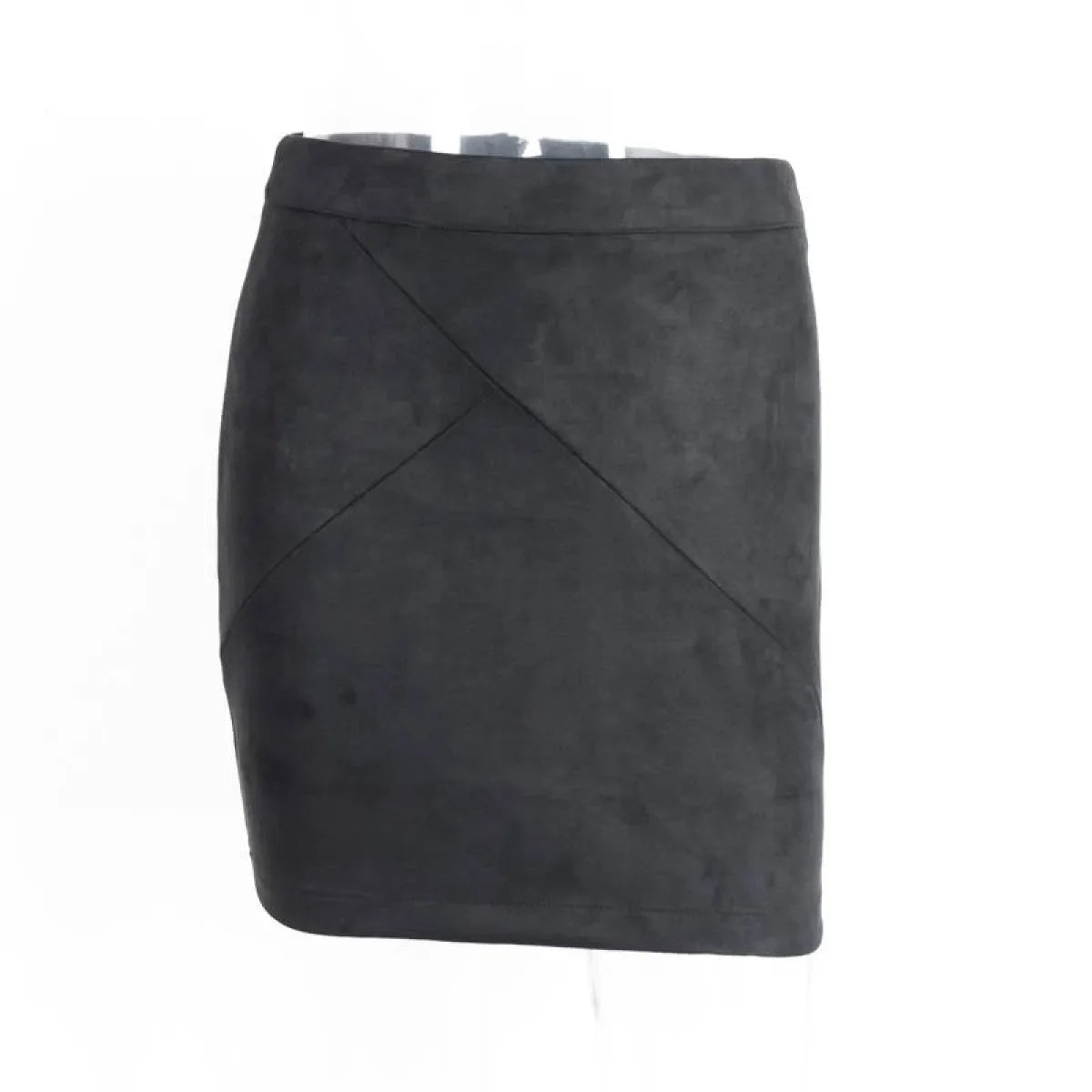 Sexy Suede Pencil Skirt