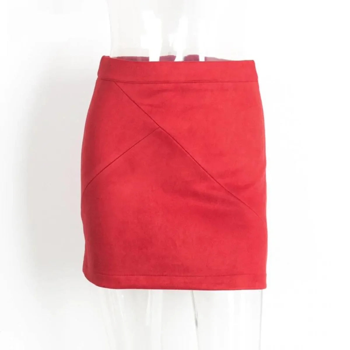 Sexy Suede Pencil Skirt