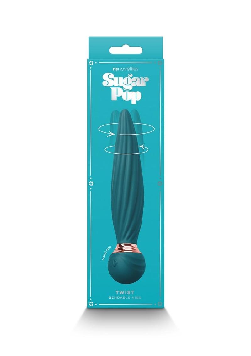Sugar Pop Twist Rechargeable Silicone Bendable Vibrator