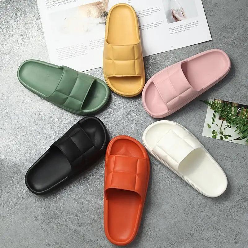 Summer Couple Men Women Slippers Non-Slip Comfortable Soft Colorful Elegant Slippers