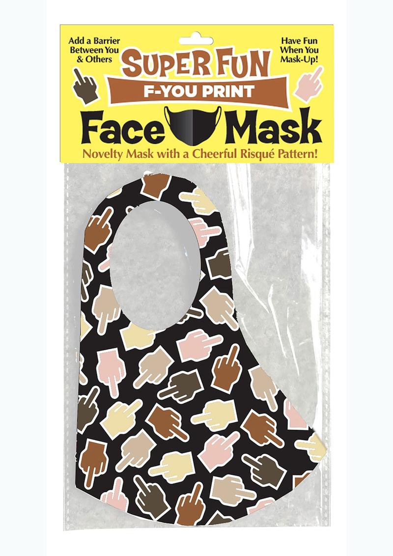 F-You Middle Finger Face Mask
