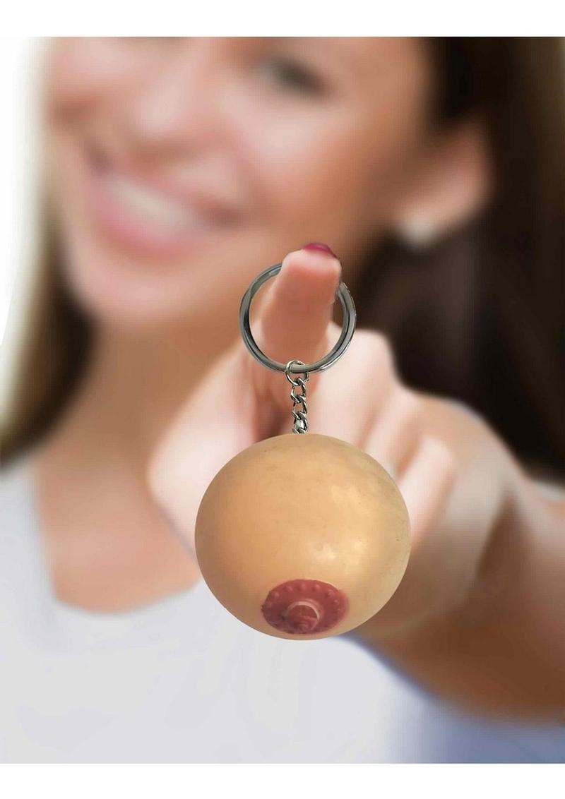 Squishy Boob Keychain