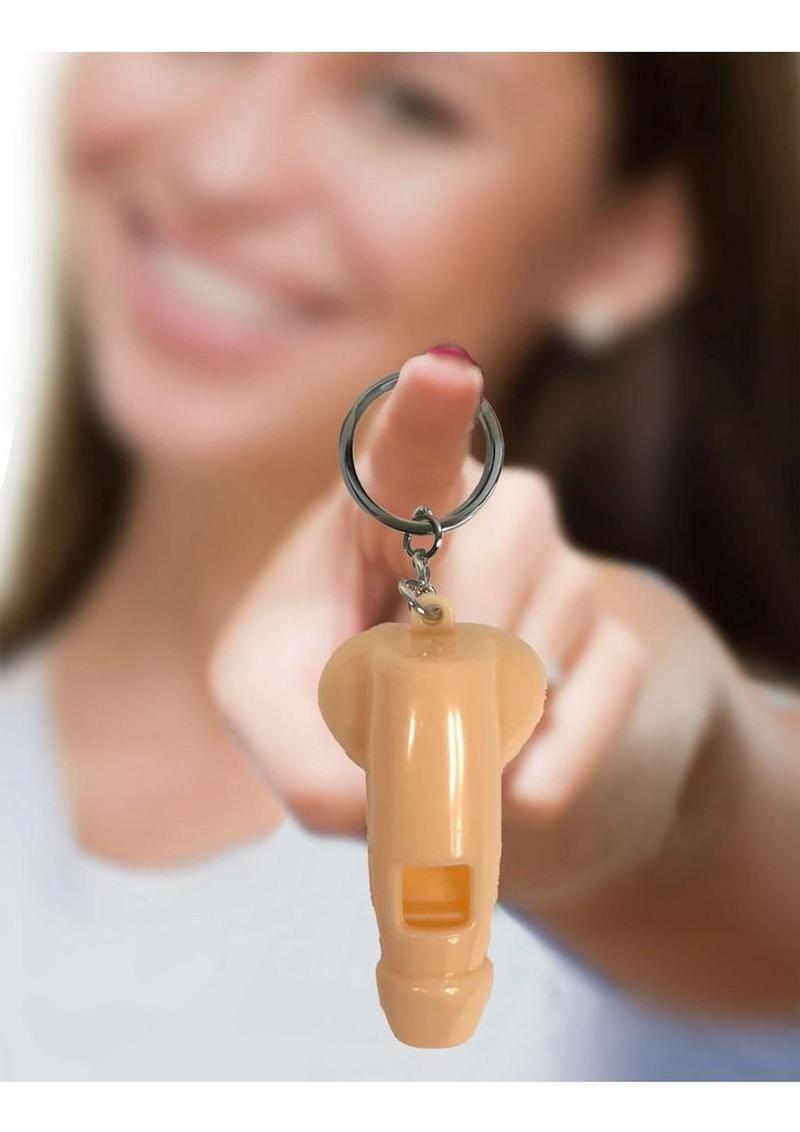 Super Fun Penis Whistle Key Chain