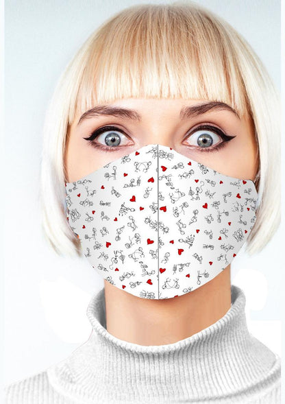 Sex Position Mask – Fun &amp; Naughty Face Covering