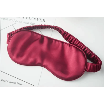 Super Smooth  Mulberry Silk Sleep Eye Mask &amp; Blindfold With Elastic Strap Travel Eye Patch Soft Nap Eye Patch  Eye Cover Eyeshade for Night Sleeping Mask For Women
