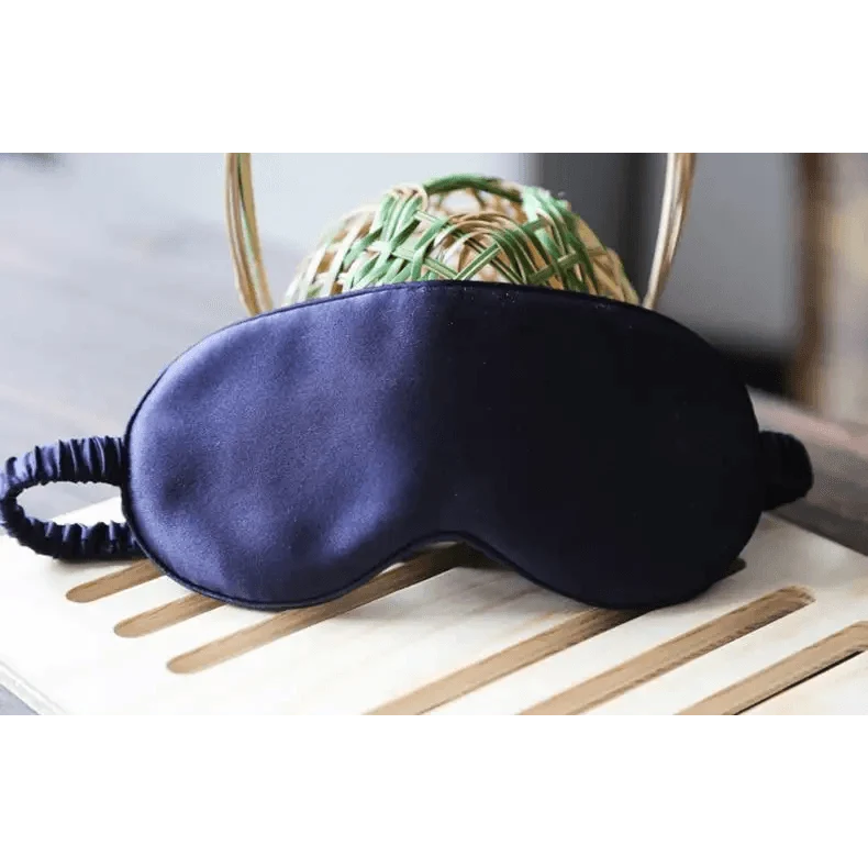 Super Smooth  Mulberry Silk Sleep Eye Mask &amp; Blindfold With Elastic Strap Travel Eye Patch Soft Nap Eye Patch  Eye Cover Eyeshade for Night Sleeping Mask For Women