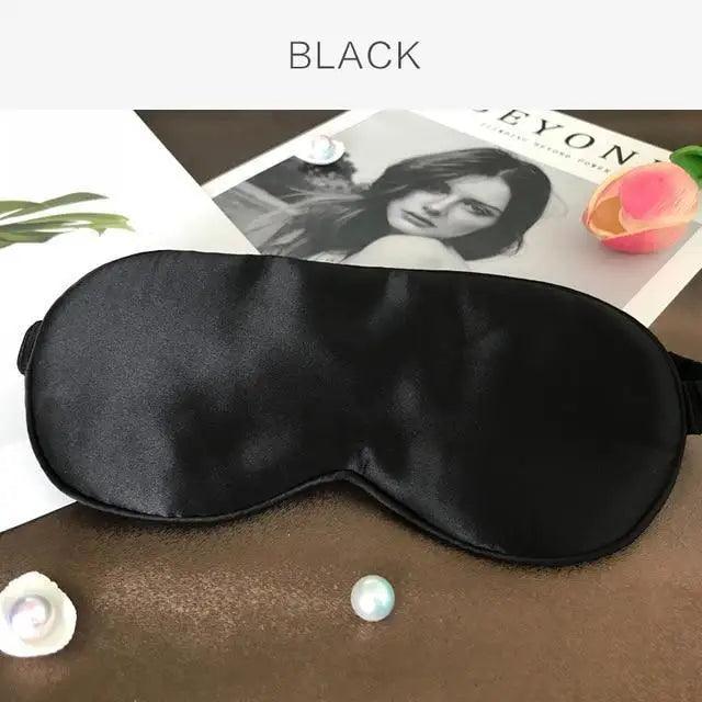 Super Smooth  Mulberry Silk Sleep Eye Mask &amp; Blindfold With Elastic Strap Travel Eye Patch Soft Nap Eye Patch  Eye Cover Eyeshade for Night Sleeping Mask For Women