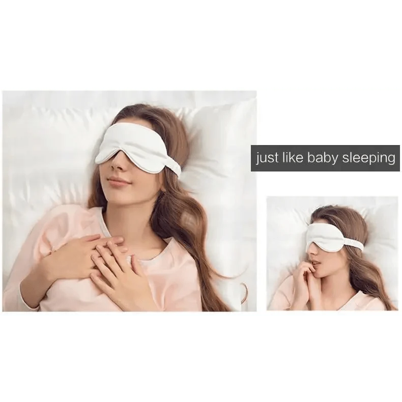 Super Smooth  Mulberry Silk Sleep Eye Mask &amp; Blindfold With Elastic Strap Travel Eye Patch Soft Nap Eye Patch  Eye Cover Eyeshade for Night Sleeping Mask For Women