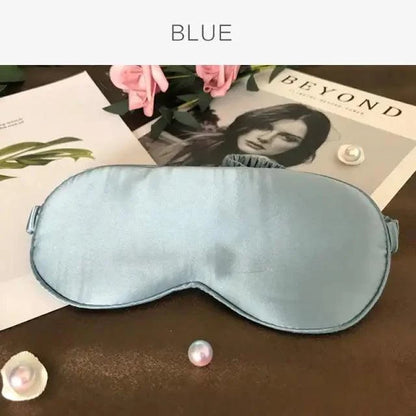 Super Smooth  Mulberry Silk Sleep Eye Mask &amp; Blindfold With Elastic Strap Travel Eye Patch Soft Nap Eye Patch  Eye Cover Eyeshade for Night Sleeping Mask For Women