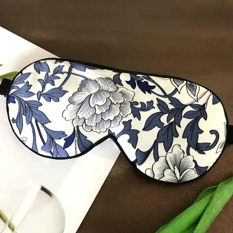 Super Smooth  Mulberry Silk Sleep Eye Mask &amp; Blindfold With Elastic Strap Travel Eye Patch Soft Nap Eye Patch  Eye Cover Eyeshade for Night Sleeping Mask For Women