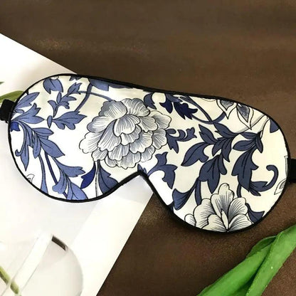 Super Smooth  Mulberry Silk Sleep Eye Mask &amp; Blindfold With Elastic Strap Travel Eye Patch Soft Nap Eye Patch  Eye Cover Eyeshade for Night Sleeping Mask For Women