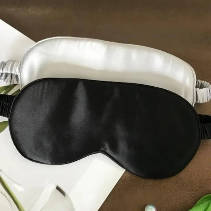 Super Smooth  Mulberry Silk Sleep Eye Mask &amp; Blindfold With Elastic Strap Travel Eye Patch Soft Nap Eye Patch  Eye Cover Eyeshade for Night Sleeping Mask For Women