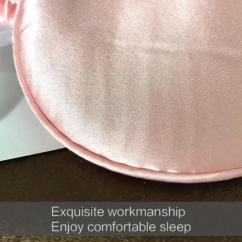Super Smooth  Mulberry Silk Sleep Eye Mask &amp; Blindfold With Elastic Strap Travel Eye Patch Soft Nap Eye Patch  Eye Cover Eyeshade for Night Sleeping Mask For Women