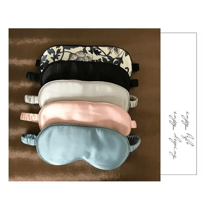 Super Smooth  Mulberry Silk Sleep Eye Mask &amp; Blindfold With Elastic Strap Travel Eye Patch Soft Nap Eye Patch  Eye Cover Eyeshade for Night Sleeping Mask For Women