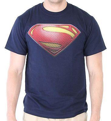 Superman Man of Steel Shield Logo T-shirt