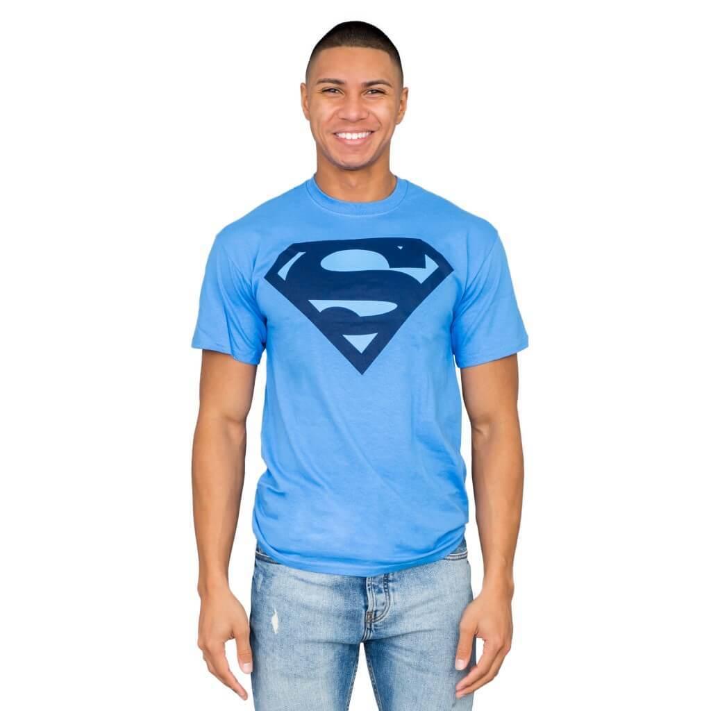Superman Navy Shield Logo T-shirt