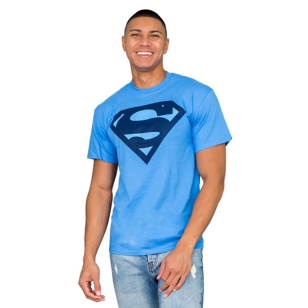 Superman Navy Shield Logo T-shirt