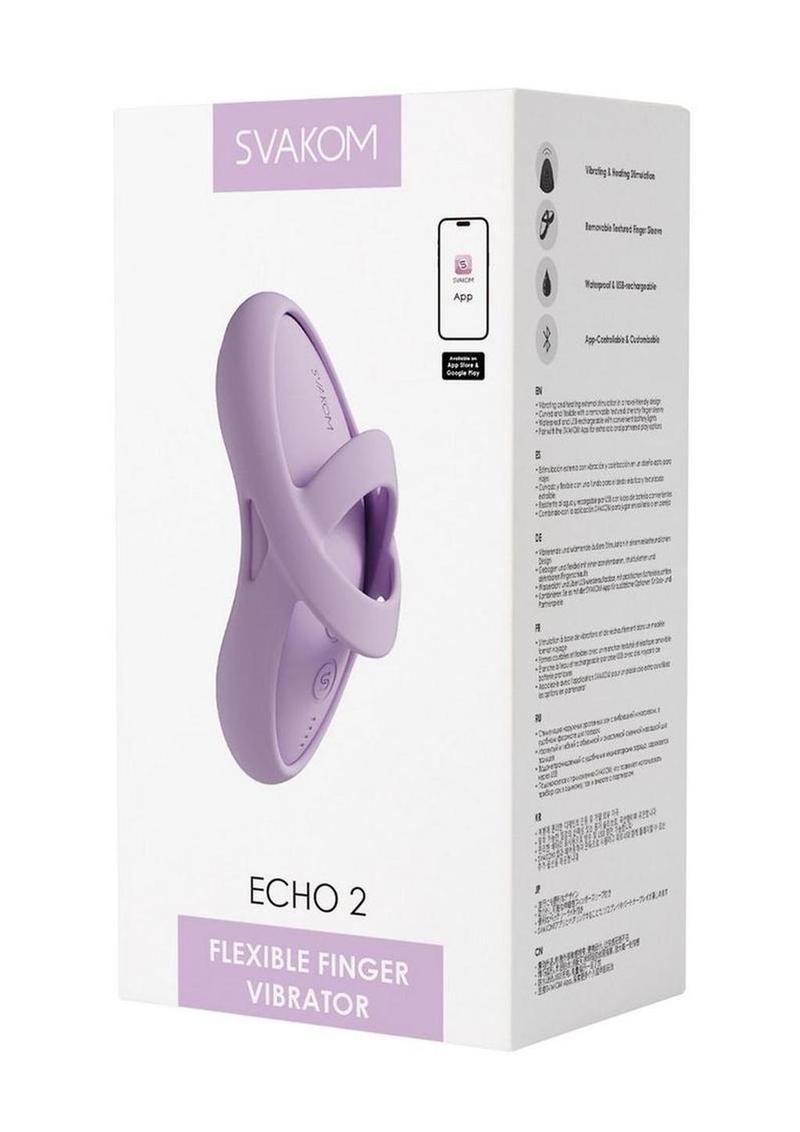Svakom Echo Compatible Recharge Heated Finger Vibrator