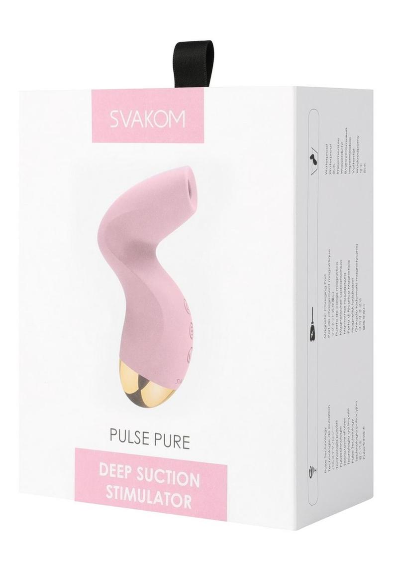 Svakom Pulse Pure Deep Suction Stimulator Silicone Rechargeable Toy