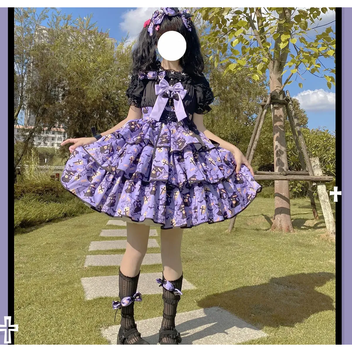 Sweet Lolita Bow Ruffle Dress