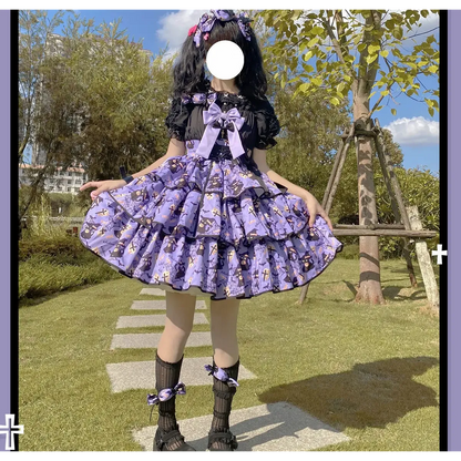 Sweet Lolita Bow Ruffle Dress