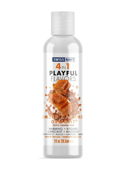 Swiss Navy 4 in 1 Playful Flavors Salted Caramel Delight