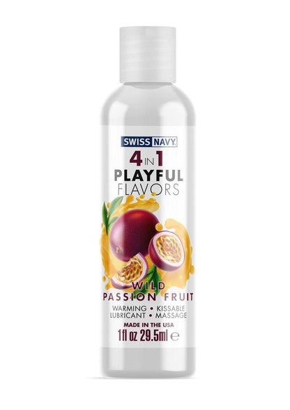 Swiss Navy 4-in-1 Wild Passion Fruit Flavored Lubricant