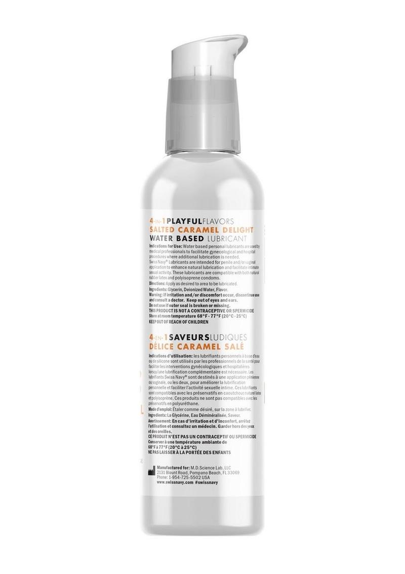 Swiss Navy 4 in 1 Flavors Lubricant Salted Caramel Delight