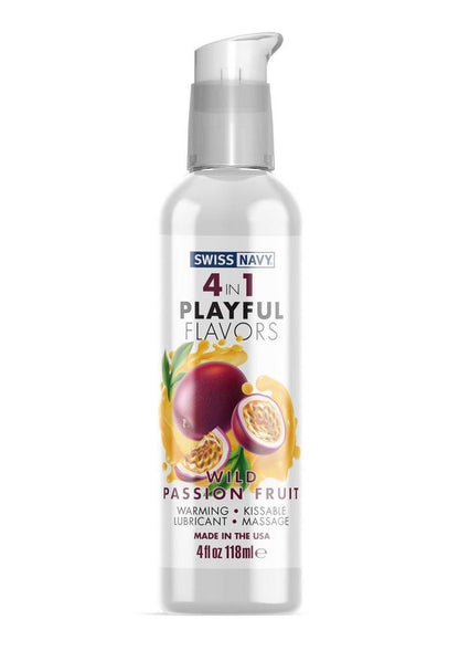 Swiss Navy 4-in-1 Wild Passion Fruit Flavored Lubricant