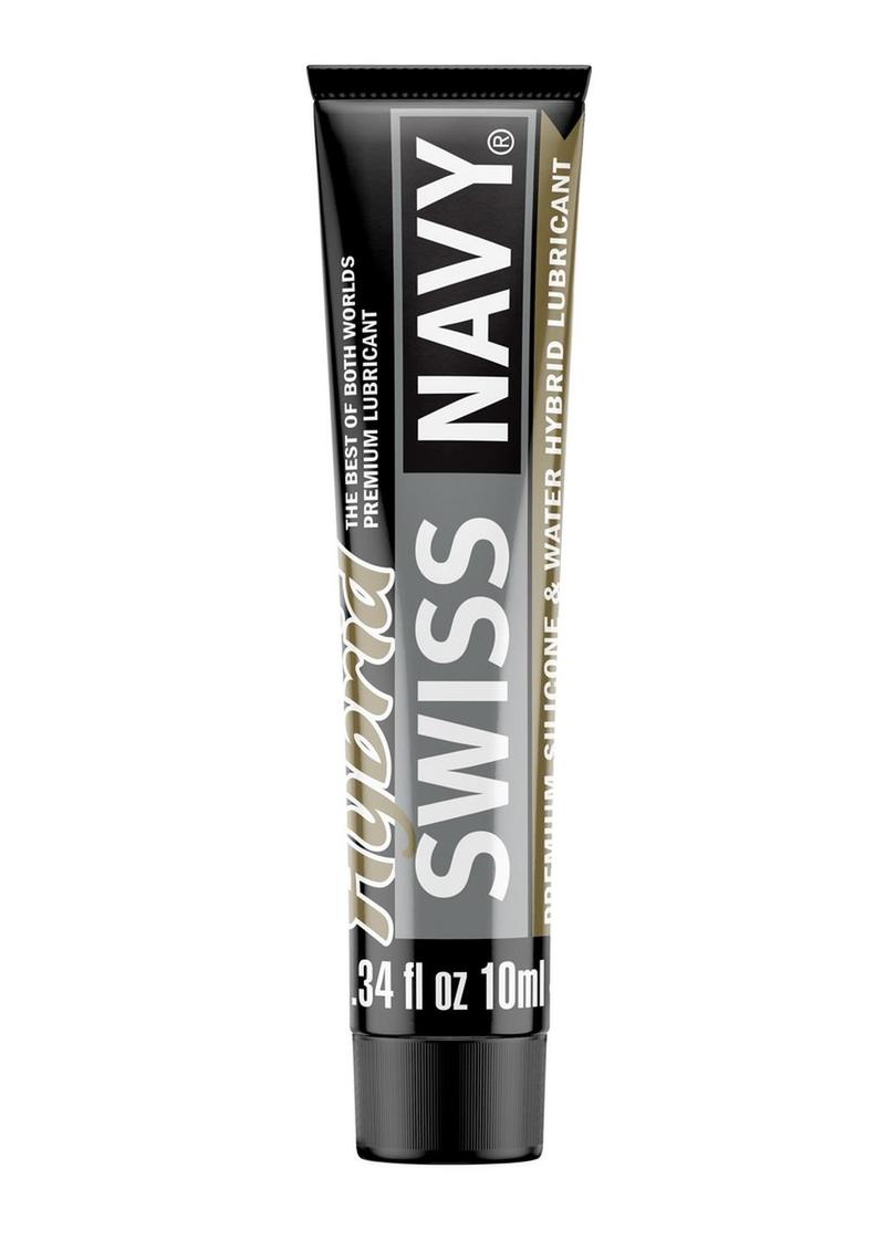 Swiss Navy Hybrid Premium Silicone And Water Lubricant