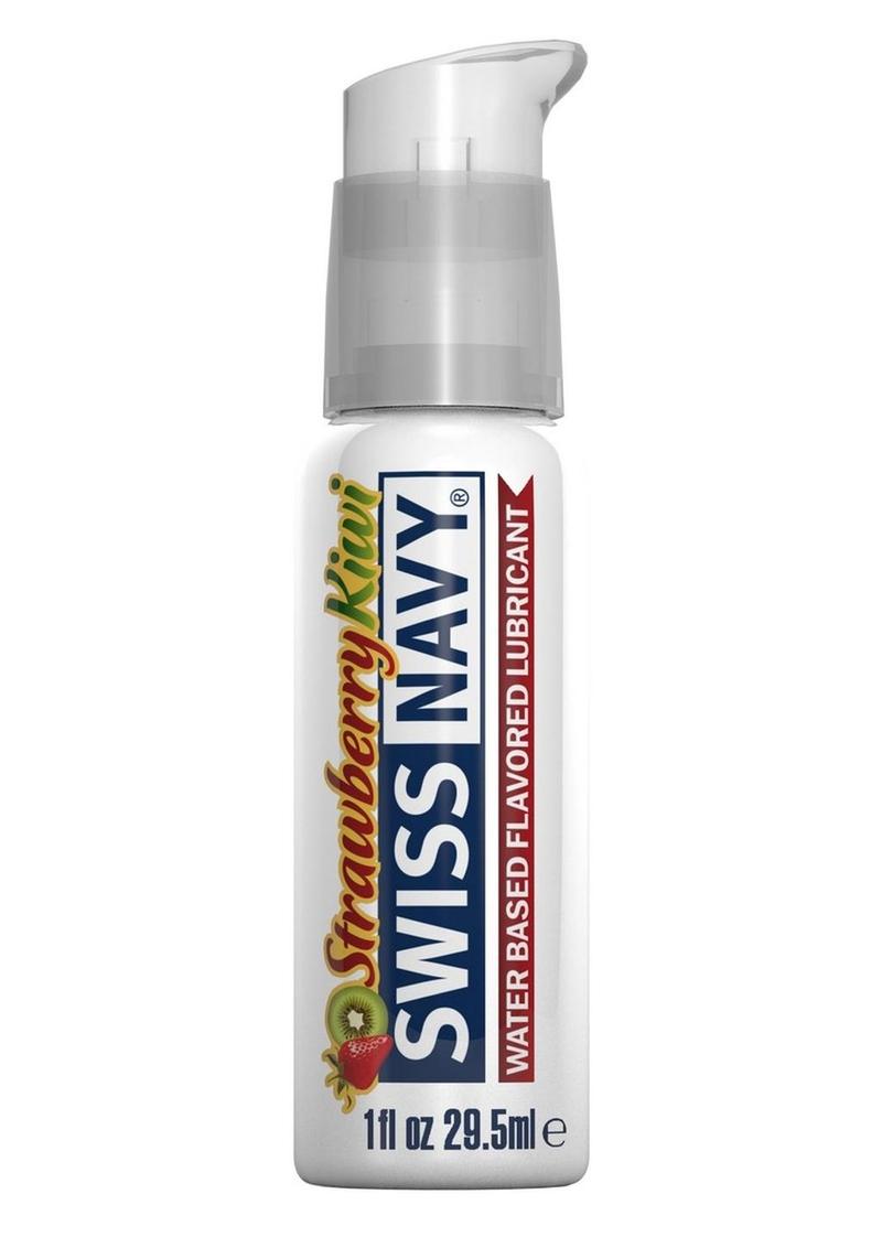 Swiss Navy Strawberry Kiwi Flavored Lubricant 1 oz
