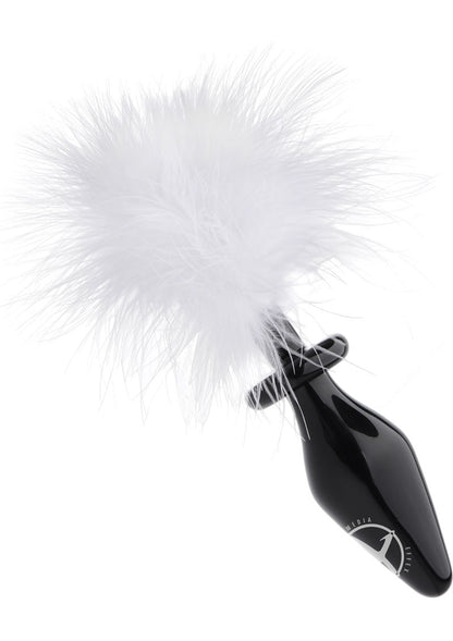Tailz Fluffer Bunny Tail Glass Anal Plug