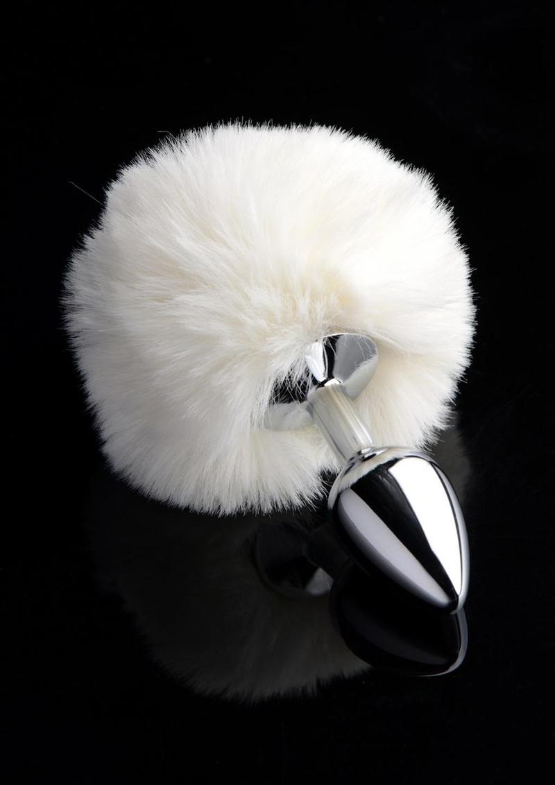 Tailz Fluffy Bunny Tail Pink Plush Rabbit Tail Anal Plug