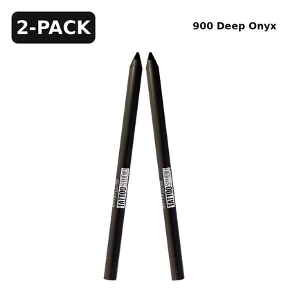 Maybelline TattooStudio Sharpenable Gel Pencil Eyeliner, 900 Deep Onyx, 0.04 oz