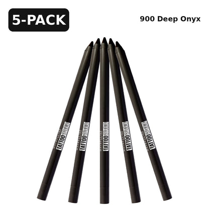 Maybelline TattooStudio Sharpenable Gel Pencil Eyeliner, 900 Deep Onyx, 0.04 oz
