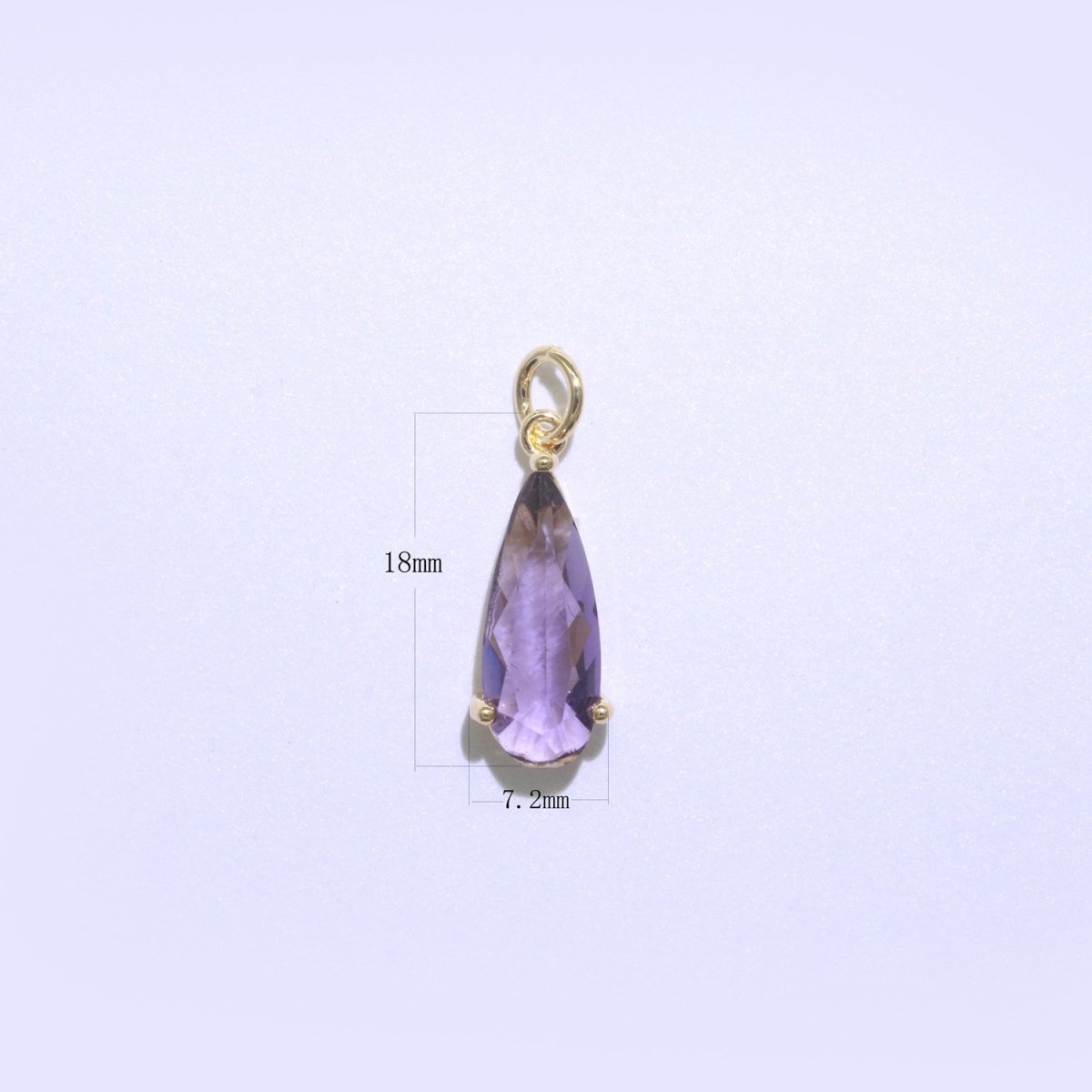 Tear Drop Pendant Arcylic Glass Dangle Charm for Necklace Earring Supply M-286-M-297