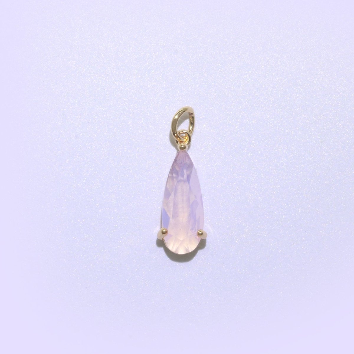 Tear Drop Pendant Arcylic Glass Dangle Charm for Necklace Earring Supply M-286-M-297