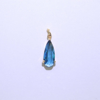 Tear Drop Pendant Arcylic Glass Dangle Charm for Necklace Earring Supply M-286-M-297