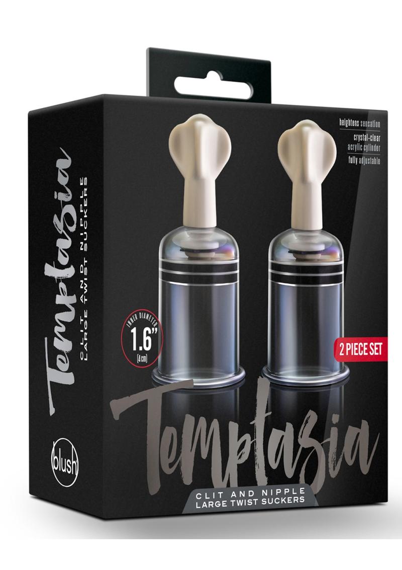 Temptasia Clit and Nipple Large Twist Suckers Set of 2