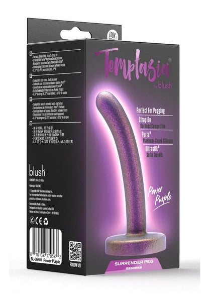 Temptasia Surrender Peg Beginner Compatible Silicone Dildo