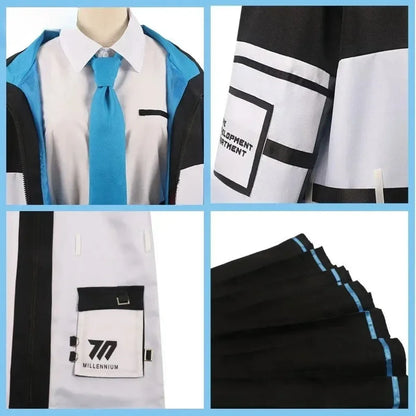 Blue Archive Tendou Arisu Cosplay Costume – Uniform, Wig &amp; Coat Set