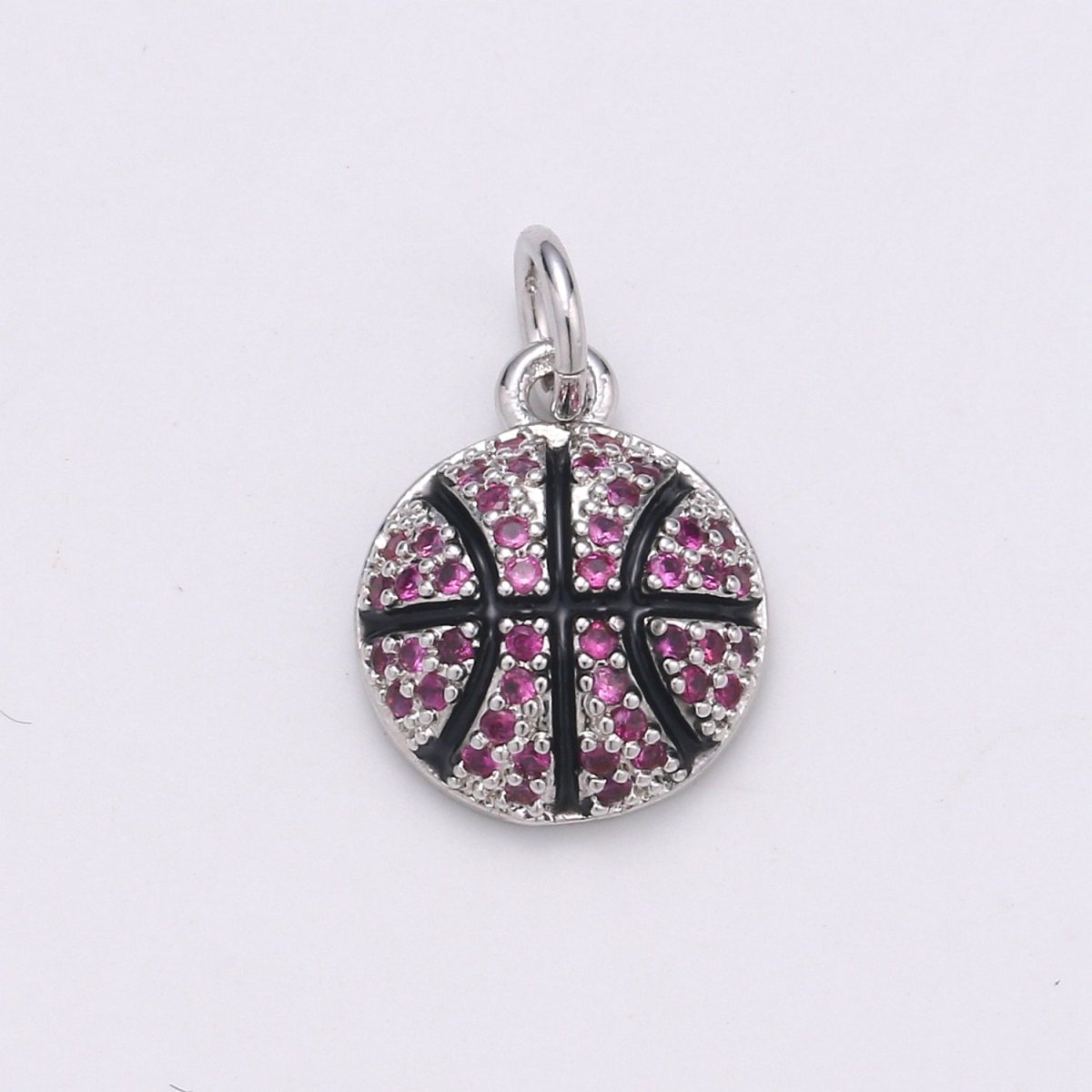 Tennis Ball Gold Filled Charm Gold / Silver  D-727-D-728